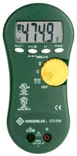 Greenlee GT 540 Multi Function Electrical Tester, 1000 Volt   High Impedance Volt Meter  