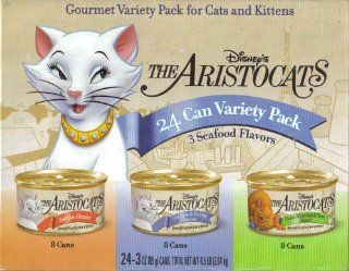 Disney's Aristocats 24 Can Variety Pack Cat Food : Canned Wet Pet Food : Pet Supplies
