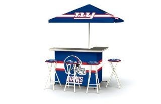 New York Giants NFL Portable Bar with Bar Stools : Sports Fan Tire And Wheel Covers : Sports & Outdoors