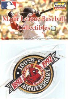 St. Louis Cardinals 100th Anniversary Patch 1992: Sports & Outdoors