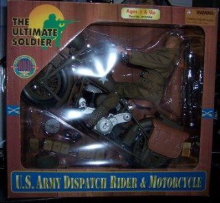 Ultimate Soldier U.S. Army Dispatch Rider & Motorcycle: Toys & Games