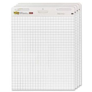 Post it Easel Pads 560VAD4PK   Self Stick Easel Pads, Quad Rule, 25 x 30, White, 4 30 Sheet Pads/Carton MMM560VAD4PK : Industrial Products : Electronics