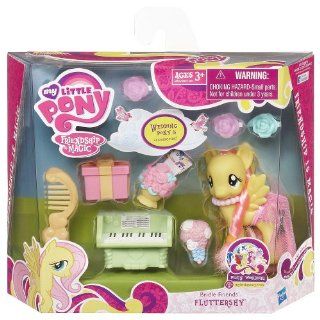 My Little Pony Friendship Is Magic Bridesmaid Pony Figure Playset   Fluttershy Toys & Games