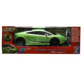 Fast Lane 110 Scale Radio Control Car   Lamborghini Gallardo LP 570 4   Yellow Toys & Games