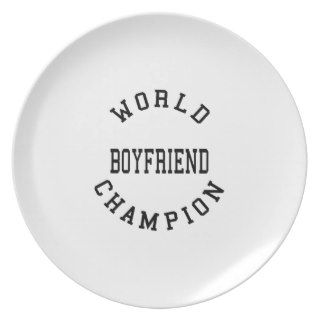 Retro Cool Boyfriends  World Champion Boyfriend Plates