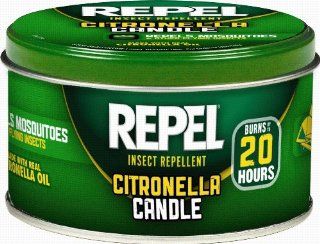 Repel 64090 10 Ounce Citronella Insect Repellent Outdoor Candle : Mosquito Repellents : Patio, Lawn & Garden