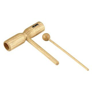 Nino Percussion NINO570 Small Wood Tone Block, Natural Finish: Musical Instruments