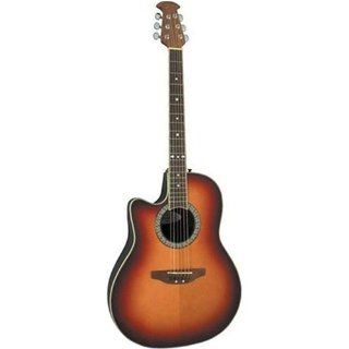 Ovation Celebrity Standard Left Handed Acoustic Electric Guitar Honeyburst: Musical Instruments