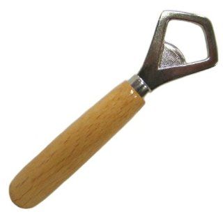 Bottle Opener with Wood Handle Kitchen & Dining