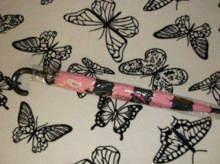 Victoria's Secret 2013 Limited Edition Pink and Black Striped Umbrella: Beauty