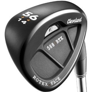 Cleveland Men's Golf 588 RTX Cavity Back Black Pearl Wedge (Right Hand, Steel, Wedge Flex, 46 degree) : Lob Wedges : Sports & Outdoors
