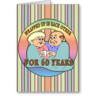60th Wedding Anniversary Gifts Greeting Cards