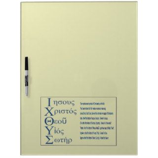 IXOYE Acrostic (Blue) Dry Erase Board