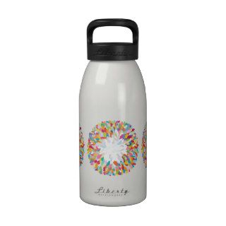 fizzy feathers reusable water bottle
