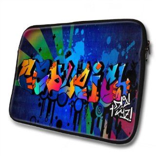 "Graffiti Names" designed for Cayleigh, Designer 14''   39x31cm, Black Waterproof Neoprene Zipped Laptop Sleeve / Case / Pouch.: Cell Phones & Accessories