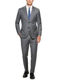 Slim Fit Solid Suit by Martin Greenfield
