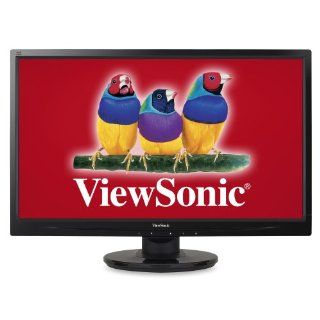 ViewSonic VA2446M LED 24 Inch LED Lit LCD Monitor, Full HD 1080p, DVI/VGA, Speakers, VESA: Computers & Accessories