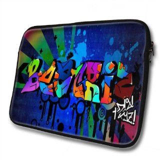 "Graffiti Names" designed for Beatriz, Designer 14''   39x31cm, Black Waterproof Neoprene Zipped Laptop Sleeve / Case / Pouch.: Cell Phones & Accessories
