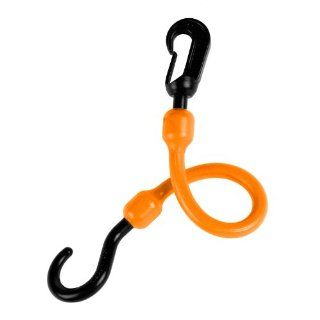 The Perfect Bungee 12 Inch Fixed End Bungee Cord with Nylon Hook and Clip, Orange: Automotive