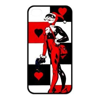 Custom Batman Harley Quinn iPhone 4/4s TPU Case Cover: Cell Phones & Accessories