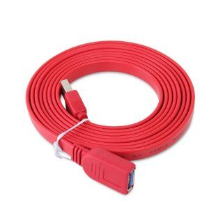 Satechi Super Speed USB 3.0 Extension Cable (6.5 ft) (Red): Electronics