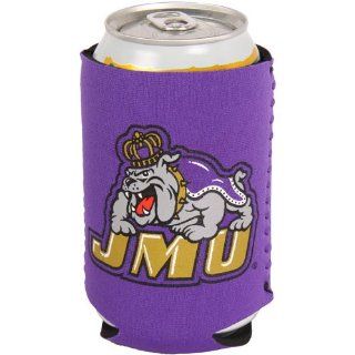NCAA James Madison Dukes Collapsible Koozie   Purple : Sports Fan Coffee Mugs : Sports & Outdoors