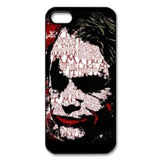 Custom Batman Joker Cover Case for IPhone 5/5s WIP 599 Cell Phones & Accessories