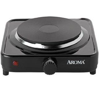 Aroma AHP 303 Single Hot Plate, Black: Kitchen & Dining