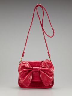 Leather Bow Shoulder Bag by RED Valentino