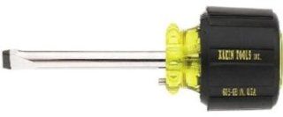 Klein Tools 605 4B 4 Inch Round Shank Wire Bending Cabinet Tip Screwdriver    