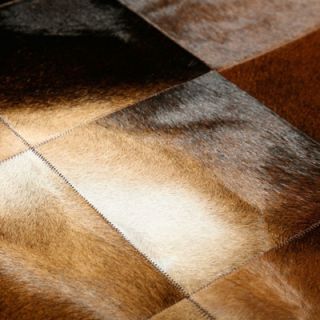 Pure Rugs Patchwork Cowhide Park Normand Rug