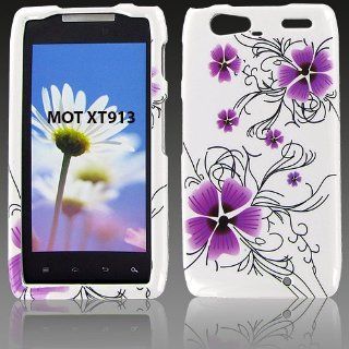 Motorola XT913 (Droid Razr Maxx) Purple Patel Protective Case: Cell Phones & Accessories