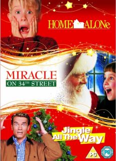 Family Christmas Triple: Home Alone / Miracle on 34th Street / Jingle All the Way      DVD