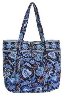 Vera Bradley Java Blue Vera Bag Tote: Clothing