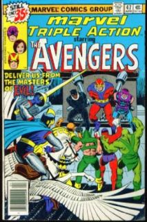 Marvel Triple Action The Avengers #47 comic book 4/1979: Entertainment Collectibles