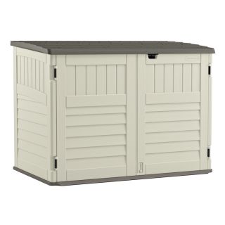 Suncast Vanilla Resin Outdoor Storage Shed (Common: 70.5 in x 44.25 in; Interior Dimensions: 65.5 in x 38.5 in)