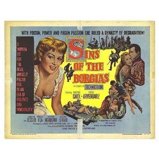 Sins Of The Borgias Original Movie Poster, 28" x 22" (1955)   Prints
