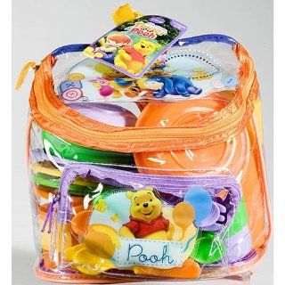 Disney Winnie the Pooh and Friends Backpack Picnic Set with Dishes Toys & Games