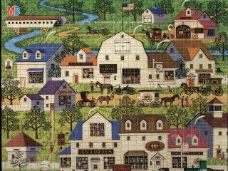 Charles Wysocki Mosaic Puzzle   Shops and Buggies: Toys & Games