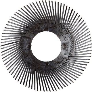 Scotch Brite Radial Bristle Brush Replacement Disc T A 36 Refill, Aluminum Oxide/Cubitron, 6000rpm, 6" Diameter, 36 Grit, Dark Brown (Pack of 40): Industrial & Scientific
