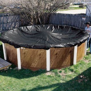 12' x 18' Above Ground Mesh Oval Pool Cover 8 Year Warranty : Swimming Pool Covers : Patio, Lawn & Garden