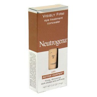 Neutrogena Visibly Firm Eye Treatment Concealer with Active Copper, Fair 01   .5 oz : Concealers Makeup : Beauty