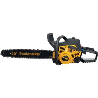 Poulan Pro 50 cc 2 Cycle 20 in Gas Chainsaw with Case