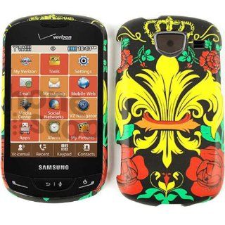 For Samsung Brightside U380 Royal Badge Roses Matte Texture Case Accessories: Cell Phones & Accessories