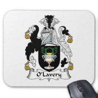 O'Lavery Family Crest Mouse Mats