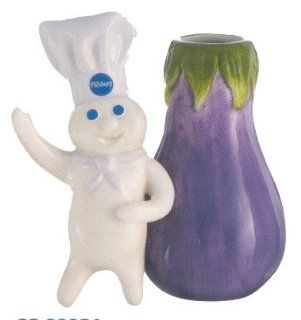 Pillsbury Doughboy Ceramic Eggplant Vase: Toys & Games