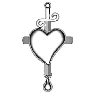 heart and dagger ring by flawless jewellery