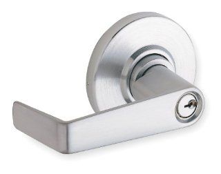 Schlage commercial AL80PDSAT626 AL Series Grade 2 Cylindrical Lock, Storeroom Function, Saturn Lever Design, Satin Chrome Finish: Door Levers: Industrial & Scientific