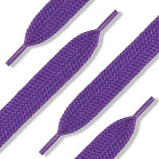 Thick Fat Skater Shoelaces for Sneakers, Boots and Shoes   by NYC Laces (52" (132 cm), Purple): Shoes