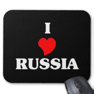 I Love Russia Mouse Mat